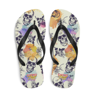 Infradito mare personalizzate - Teschi & Rose| by CHOKO Power