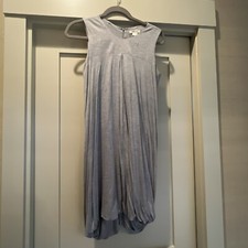 Helmet Lang Grey Sleeveless Summer Tank Dress 100% Cotton Made In USA