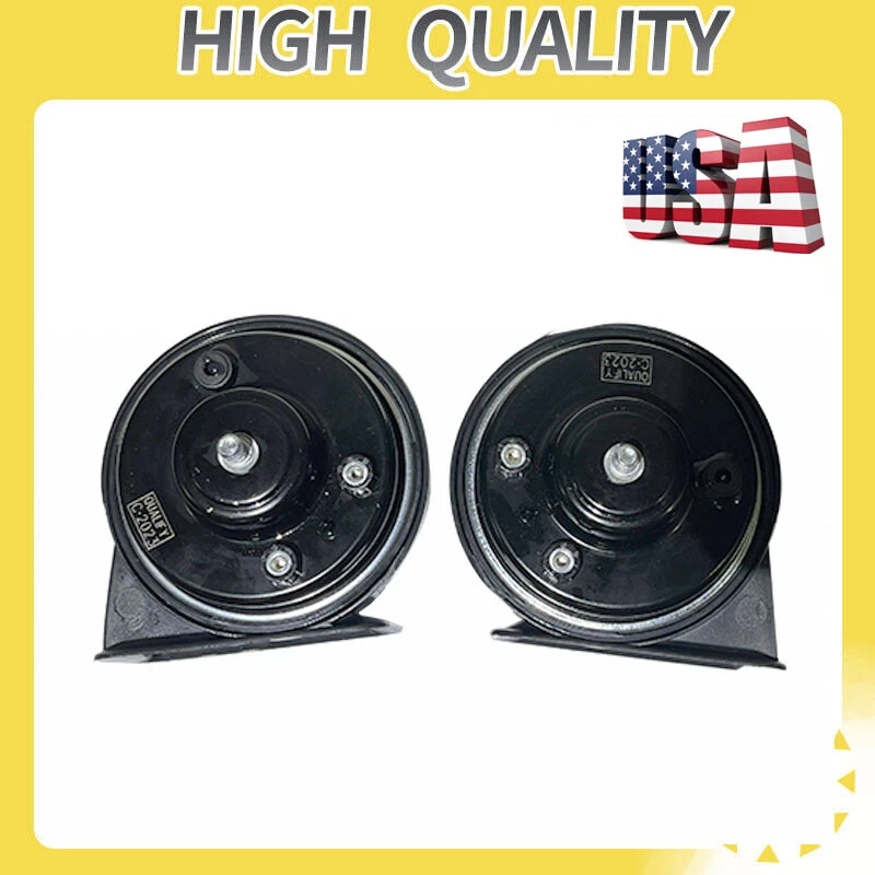 1 Set Car Horn Fit for Volkswagen Porsche High Low - Image 3 of 4