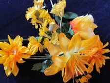 Vintage Millinery Flower Collection Yellow Shades 1-5" German H3621