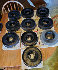 Lot of 10 Kodak Carousel Transvue Yankee Focal 80 Rotary Slide Trays Boxed