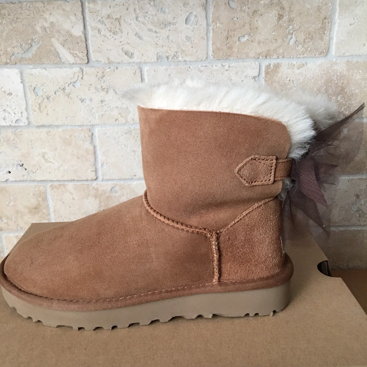 Ugg mini bailey tulle bow cheap