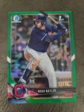 2018 Bowman Chrome Noah Bo Naylor 1st True Green Refractor /99 