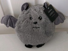 John Lewis - Halloween Bat Plush Toy - Grey - New with Tags