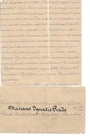 1877 Papal Letter Pope Pius IX Signed to Peru President Prado - Fragments/Torn