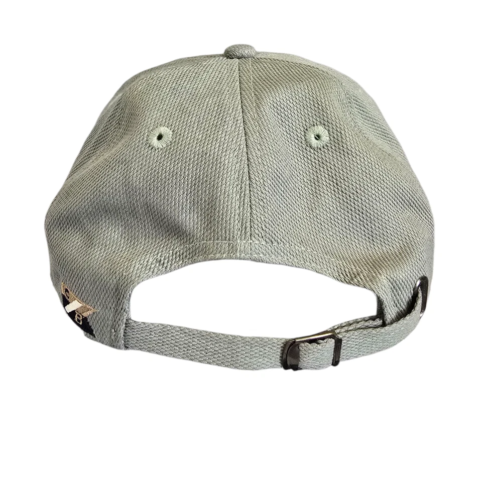 Nasdaq Stock Market Trader Adjustable Baseball Cap Hat Dusty Green w/ Beige - Image 4 of 4
