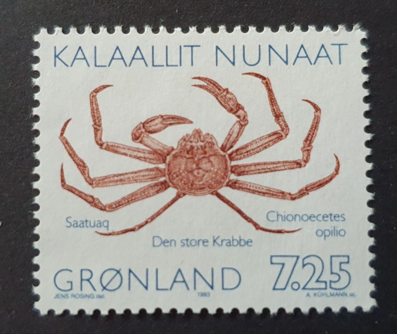 Groenlandia Groenlandia Cangrejo Opilio 1993 En estado bastante bueno MNH