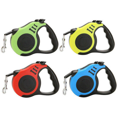 16FT Retractable Dog Leash Automatic Pet Walking Lead w/ Brake & Lock System