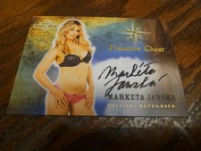 2013 Benchwarmer Treasure Chest Autograph Gold Foil Marketa Janska Auto Playboy