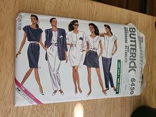 Sewing Pattern Jacket Top Skirt Shorts Pants Misses 6 8 10. FF UC Butterick 6450