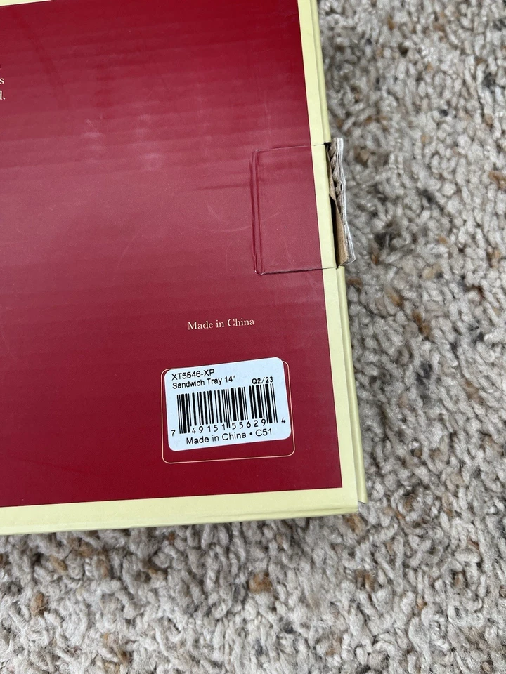 Spode Christmas Tree Sandwich Tray 14” New In Box 2023 - Image 3 of 3