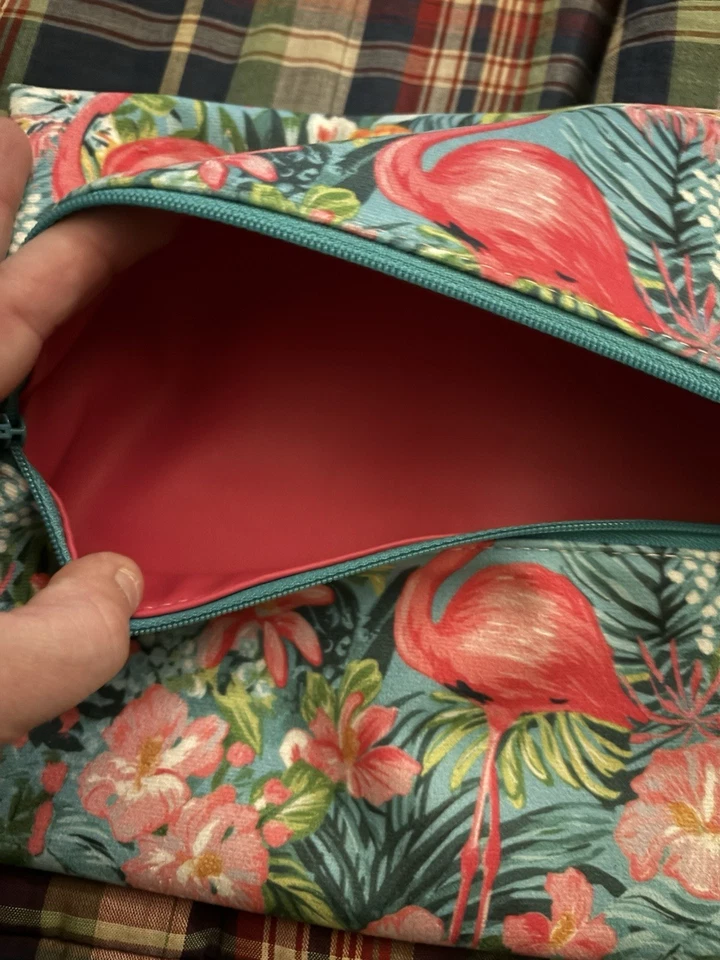 Make Up Junkie Flamingo Medium Bag  - Image 3 of 3