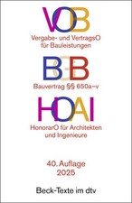 VOB / BGB / HOAI | Ulrich Werner, Frank Siegb...