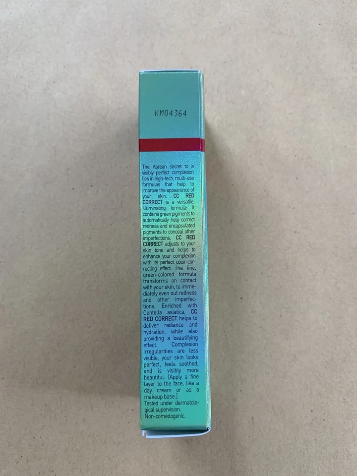 CC Red Correct Cream A La Centella Asiatica SPF25 Erborian Soothing Skin 15ml  - Image 4 of 4