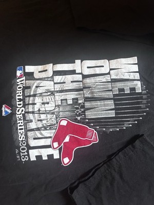 Alstyle Boston Red Sox World Series 2013 Shirt 2XL Black MLB Baseball
