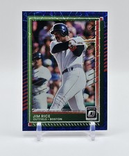 2025 Donruss Baseball JIM RICE Blue Velocity Prizm #34