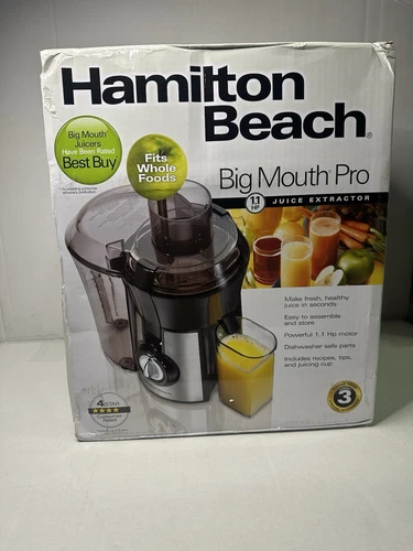 Hamilton Beach Big Mouth PRO Juice Extractor Juicing Machine 800 WATTS 67608Z