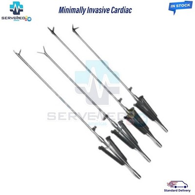 Minimally Invasive Cardiac Surgery Instrument Set Atraumatic Instruments