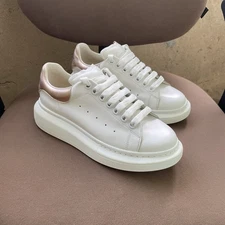 Alexander McQueen Oversized Sneakers Pink Gold Size 37