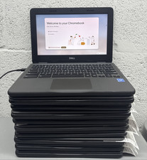 Lot of 10 Dell Chromebook 3100  Celeron  4GB RAM  32GB eMMC  Works Read desc