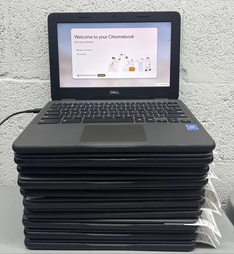 Lot of 10 Dell Chromebook 3100 | Celeron | 4GB RAM | 32GB eMMC | Works|Read desc