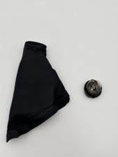 Momo Black Car Boot Cover Handbrake Gaiter Leather. Made In Italy. New In Box.