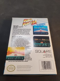 🔥1989 Nintendo NES Rad Racer II 2 Game CIB Complete in Box great condition