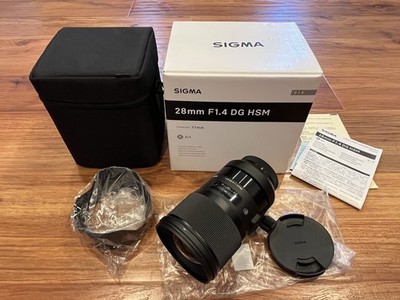 Sigma 28mm f/1.4 DG HSM Art Lens for Sony E Mount - Only Used Once for Testing
