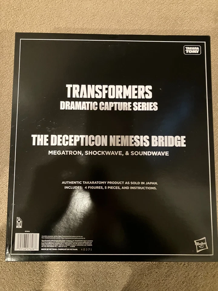 Takara Tomy Transformers Dramatic Capture Series Decepticon Nemesis Bridge In US - Image 3 of 3