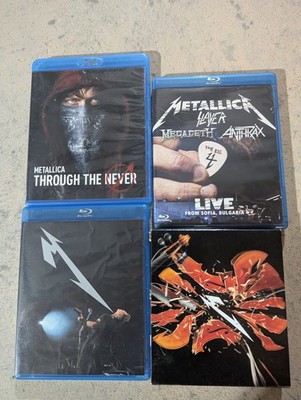 Blu Ray Blu-ray Metallica Slayer Megadeath Anthrax Big 4 Through The Never S&M