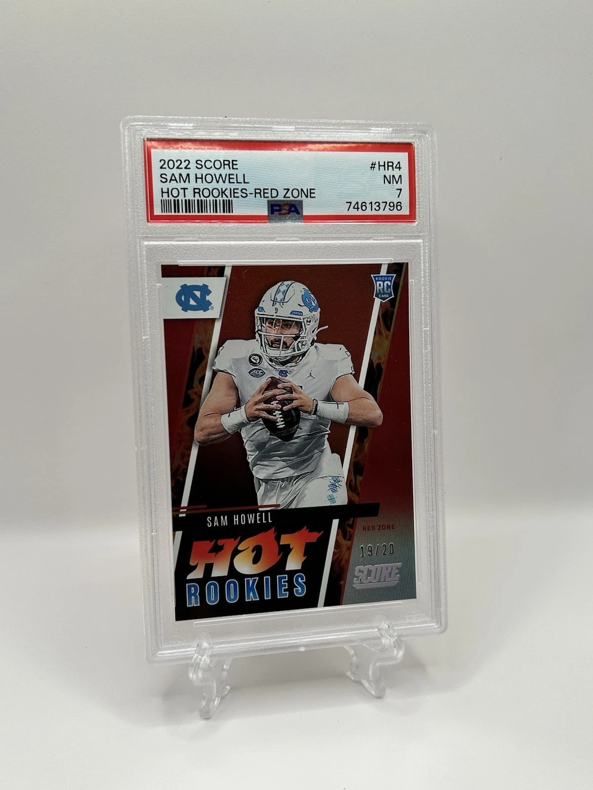 Sam Howell Panini Score Hot Rookies #HR4 Red Zone