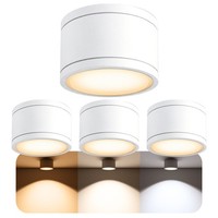 4X CELI-WX Aufbaustrahler Bad & Aussen IP44 Mit Led GX53 Drei Lichtfarben 3CCT