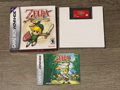 Legend of Zelda The Minish Cap Nintendo Game Boy Advance GBA Complete Authentic