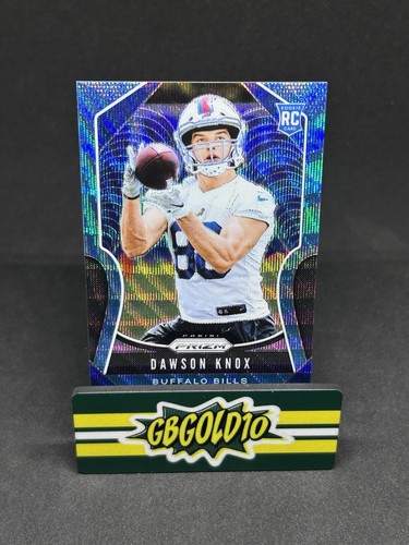 2019 Panini Prizm Rookies Blue Wave 101/199 Dawson Knox #373 Rookie RC 4f5 - Picture 1 of 2