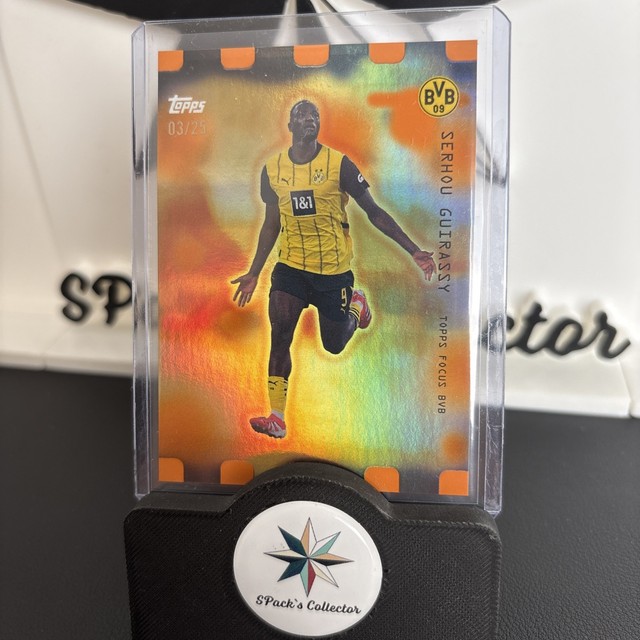 Topps Serhou Guirassy Focus Borussia Dortmund Zu 03/25