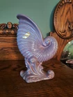 Vintage Royal Haeger USA #321 Mallow Blue Purple Seashell Vase