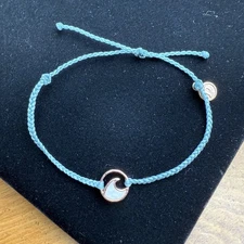 Original Style Pura Vida wave bracelet blue adjustable new without tags