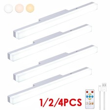 Rechargeable Magnetic LED Light Bar with Remote, under Cabinet Lighting Wireless