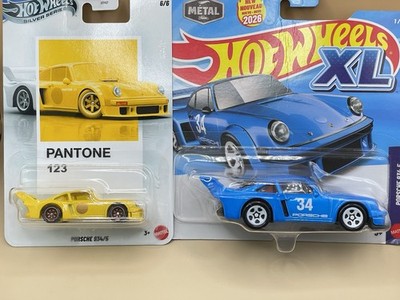 Hot Wheels Pantone 123 Porsch 934/5 CUSTOM WHEEL SWAP + XL 934.5