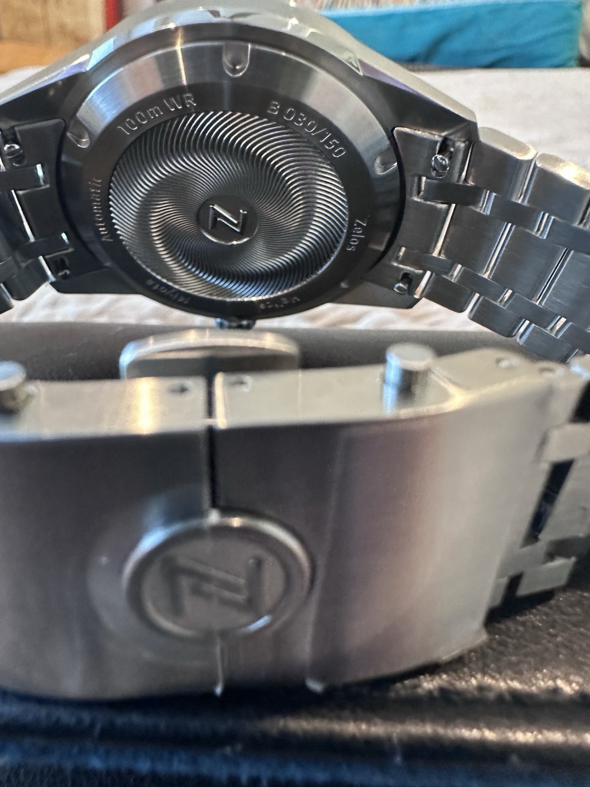 Zelos Automatic Copper Sunburst Dial Men's Stainless Steel Water-Resistant Watch image 4