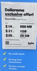 Prepaid Lucky Mobile CANADA 4G LTE Multi Sim Card - Nano Micro 3 in 1 -Dollarama