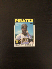 1986 Topps Traded #11T Barry Bonds Rookie Baseball Card Pirates