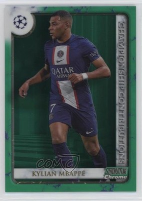 2022 Topps Stadium Club Chrome UEFA Competitions 63/99 Kylian Mbappe Mbappé 0yi4
