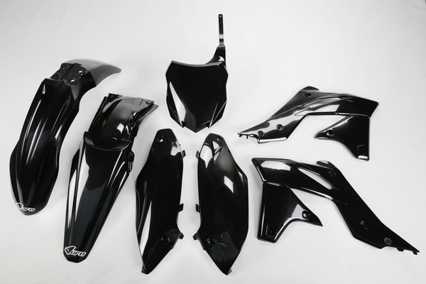 Schwarzer Ufo-Kunststoffkit FüR Kawasaki KX250F.-image