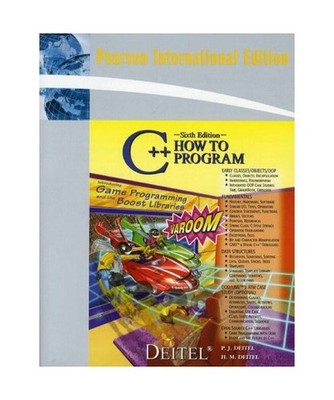 How to Program C++, Harvey Deitel