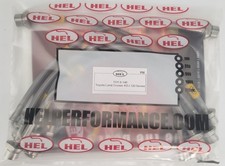 HEL S/S BRAIDED BRAKE LINES HOSES PIPES FOR TOYOTA LAND CRUISER KDJ 120 SERIES