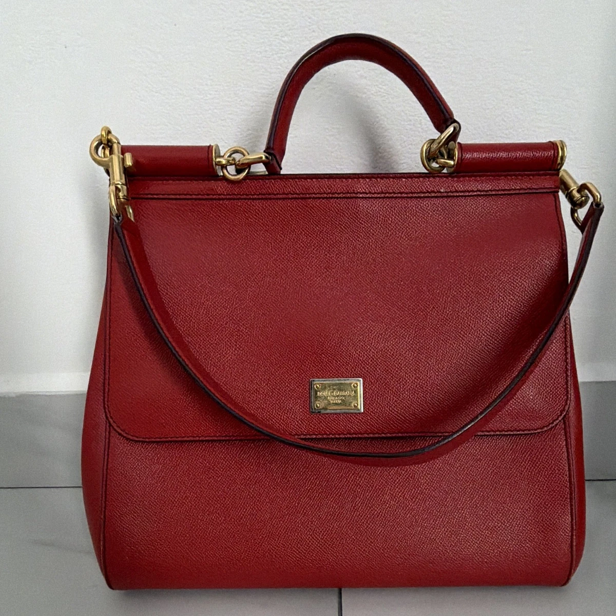 Dolce&Gabbana Zip Leather Exterior Bags & Handbags for Women for