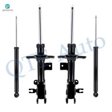 Set 4 Front Suspension Strut Assembly-Rear Shock Absorber For 2014-2018 Mazda 3