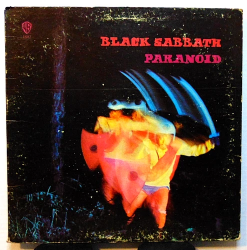 Black Sabbath – Paranoid - 1971 Warner Bros WS-1887 Heavy Metal Vinyl LP Record