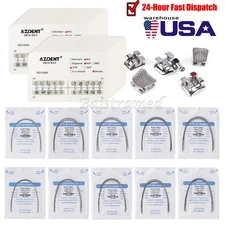 AZDENT Dental Orthodontics Brackets Braces /Super Elastic Niti Arch Wire Round